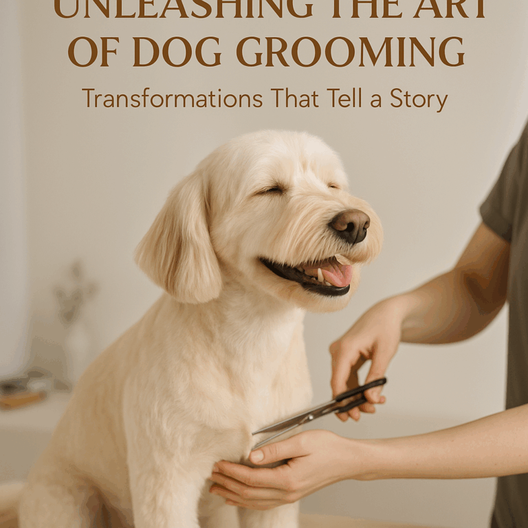 Unleashing the Art of Dog Grooming: Transformations That Tell a Story